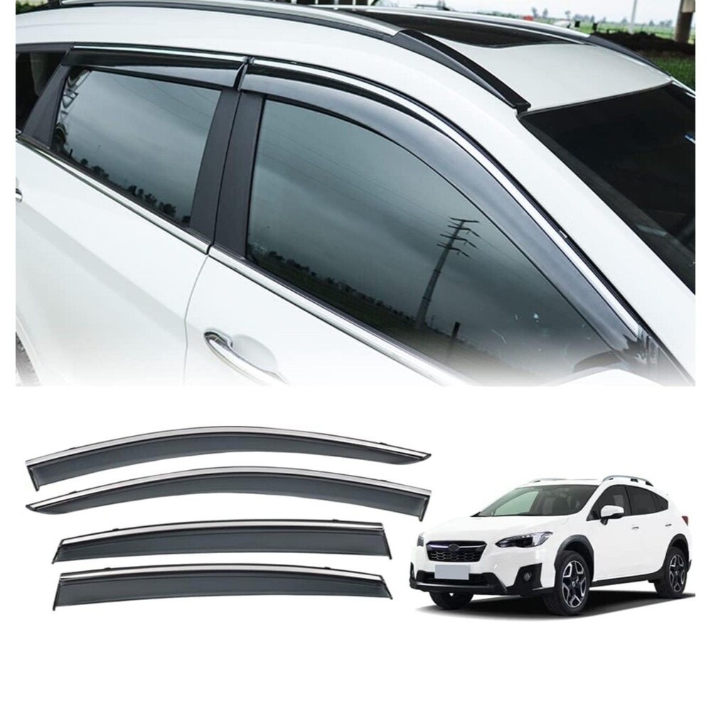 Subaru Rain Guards Visors 2PIECES 2017-2023 Impreza Hatchback Crosstrek 2018-23